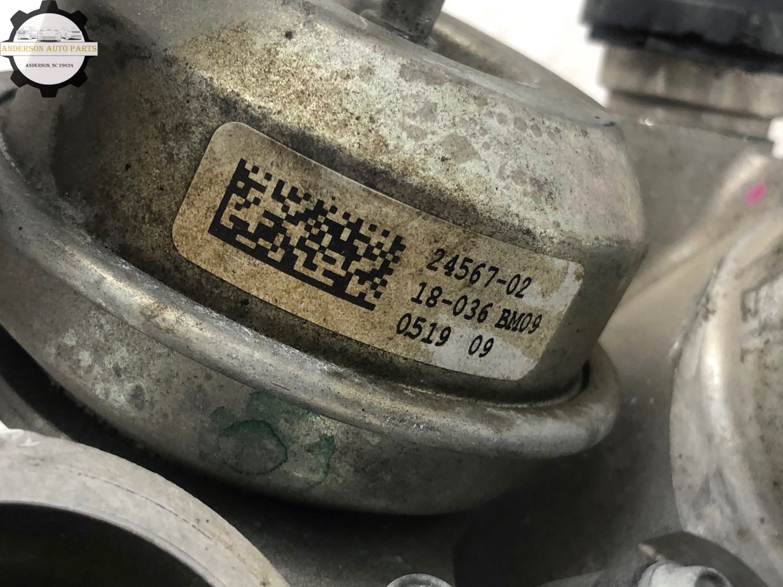 2017-2024 MASERATI LEVANTE 3.0L V6 RIGHT PASSENGER FRONT ENGINE TURBOCHARGER OEM