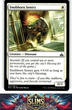 Magic the Gathering MTG Rivals of Ixalan Snubhorn Sentry #23 Buy 2 Get 1