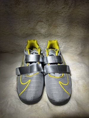 Nike Romaleos 4 Weightlifting Shoes Mens Size 7 Womens 8.5 Gray