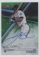 2018 Bowman's Best of Green Refractor 99/99 Josh Stowers #B18-JST Auto 08jk
