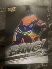 Evan Bouchard  2024/25 Upper Deck Hockey BANG! For Your Puck -10 Black Parallel