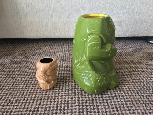 Star Wars Geeki Tikis Mega Mug Jabba The Hutt + Bib Fortuna Muglet Set! - Picture 3 of 6