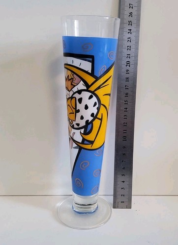 Vintage Ritzenhoff Pilsner Beer Glass 1996 Auge Cartoon Collector Home Bar - Picture 9 of 9