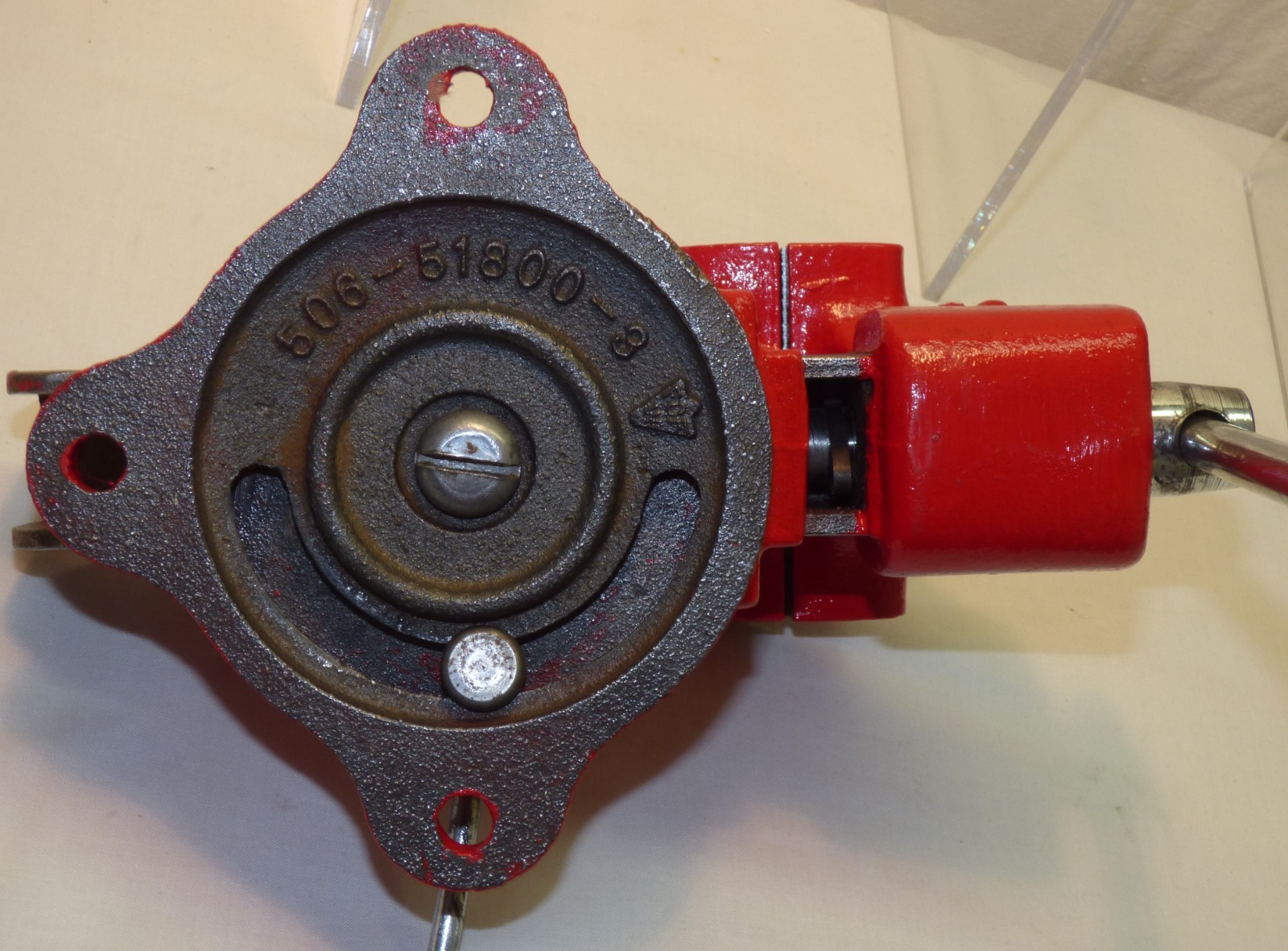 Vintage Sears CRAFTSMAN Machinist Swivel Bench VISE 506-51801 USA 3 1/2" Jaws