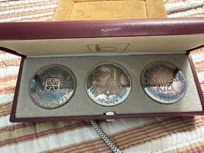 Olympic Munchen 1972 セット　SILVER22枚 1972 Olympic Silver Medal Set Sapporo Munich Kiel Intercoin .999