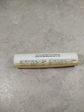 Heathkit Tube Tester Roll Chart - Heath part no. 445-1 Date 3-30-54