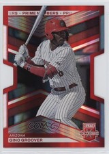 2023 Panini Elite Extra Edition Prime Numbers B Die-Cut 38/60 Gino Groover 0nr3