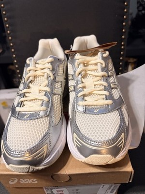ASICS Gel 1130 Cream Pure Silver Women Sz 8 Men 6.5
