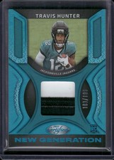 2025 Certified Travis Hunter New Generation Jerseys Mirror Teal #/199