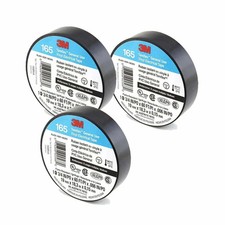 3m Temflex 165 Vinyl Electrical Tape Black 34 In X 60 Ft - 3 Rolls 3m Temflex 165 Vinyl Electrical Tape Black 34 In X 60 Ft - 3 Rolls