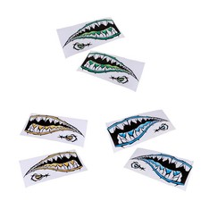Lot 2  Mouth sticker for decals Kayak Car Truck Graphics  Adhesive & Waterproof