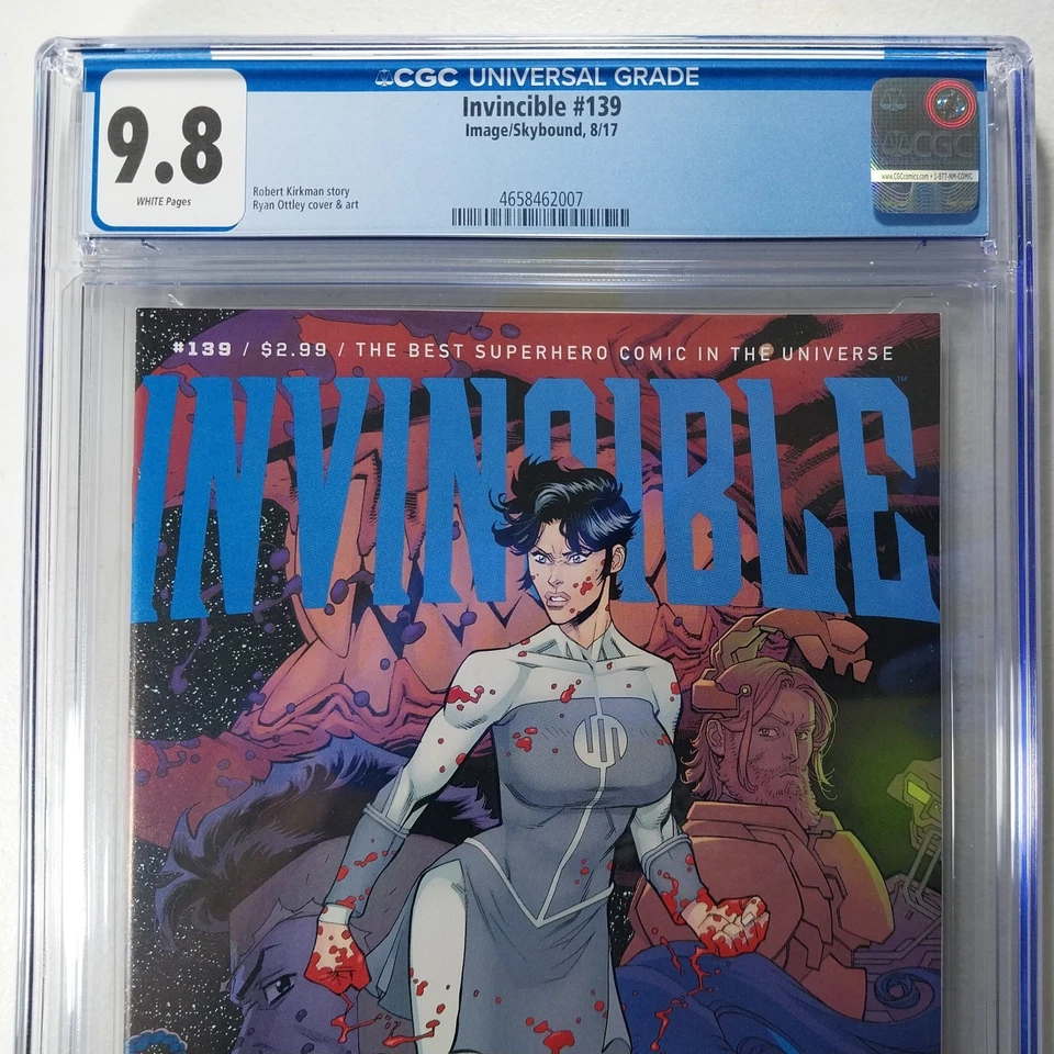 INVINCIBLE #139 CGC 9.8 Death of Anissa, Low Print, Low Census Image 2017 WP - Image 2 of 4