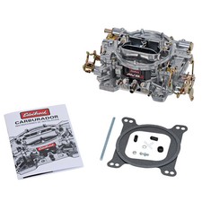 Edelbrock 1902 Avs2 Carburetor 500 Cfm Manual Choke Square Flange Non-egr Satin