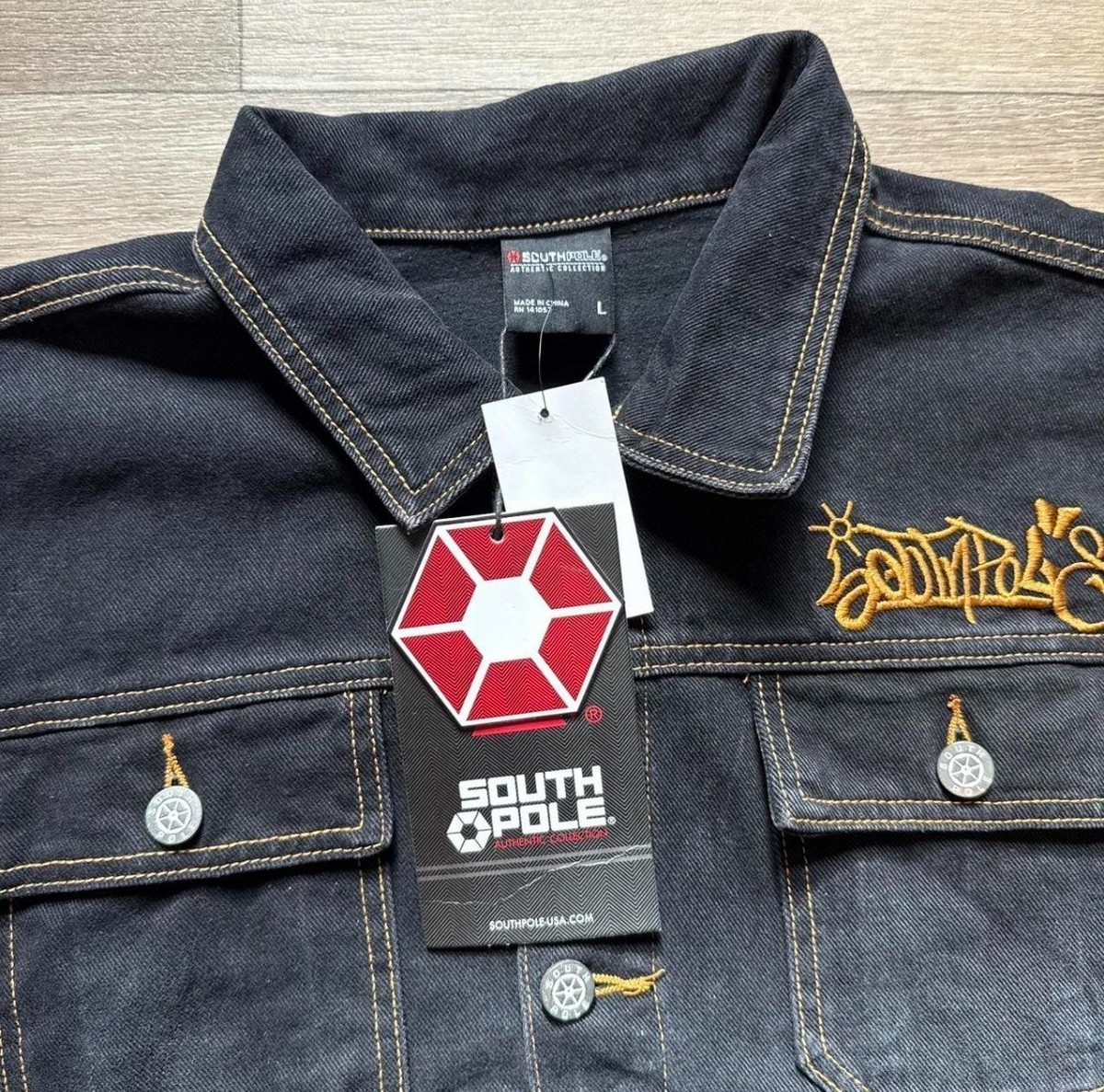 Vintage Southpole B Boy Embroidered Trucker Jacket NWT Y2K L | eBay