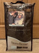 JJ Cole Collections Bundle Me Infant Car Seat Stroller Cover Brown Fleece Lined