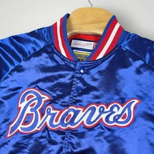 Atlanta Braves MLB Mitchell Ness Cooperstown Collection Jacket Size XL Baseball