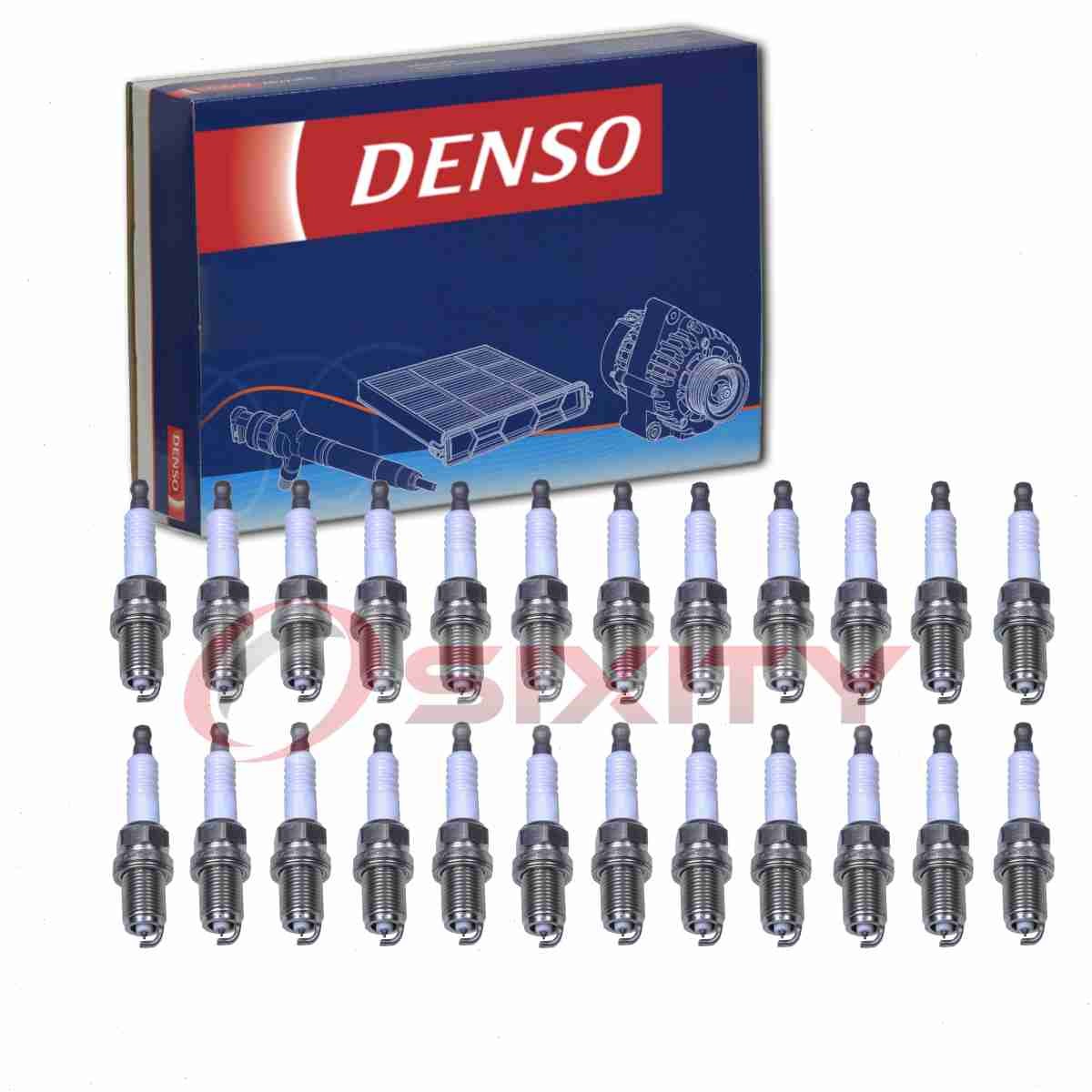 24 pc Denso Spark Plugs for 2003-2016 Mercedes-Benz S600 5.5L 6.0L V12 cf