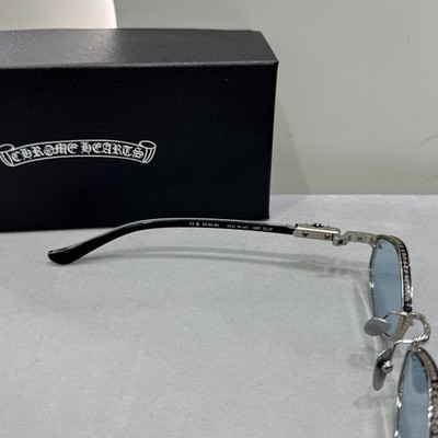 ABSOLUTELY MAGNIFICENT LUXURY Chrome Hearts NIP SLIP sunglasses 53