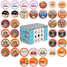 Flavored Coffee Pods Variety Pack for Keurig K Cups Brewers, Assorted Flavored C
