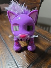 Spinmaster Zoomer Meowzies Purple/pink Nose 3AAA Batteries Not Inc.
