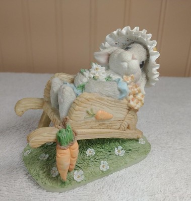 VINTAGE 1995 MY BLUSHING BUNNIES ''SPRINGTIME BLESSINGS'' SPRING EASTER DECOR
