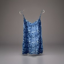 REFORMATION Slip Mini Dress Womens Seville Piscine Tie Dye V-Neck Sz Medium