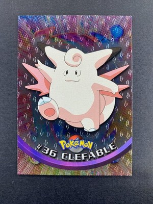Clefable - 36 - Topps - Fames Foil - Black Logo - LP