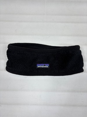 Patagonia Synchilla Fleece Headband Ear Warmer Black Ski Trail Run Unisex
