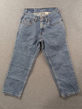 Vintage Levis 550 Jeans Boys 10 Husky 28x23 Blue Relaxed Tapered Denim 90s