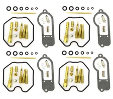 Deluxe Carburetor Repair Rebuild Kit 4 Pack 1977 - 1978 Honda CB550 CB550K Carb