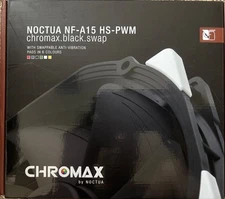 Noctua NF-A15 HS-PWM chromax.Black.swap, Premium Quiet Fan, 4-Pin (140mm,... 