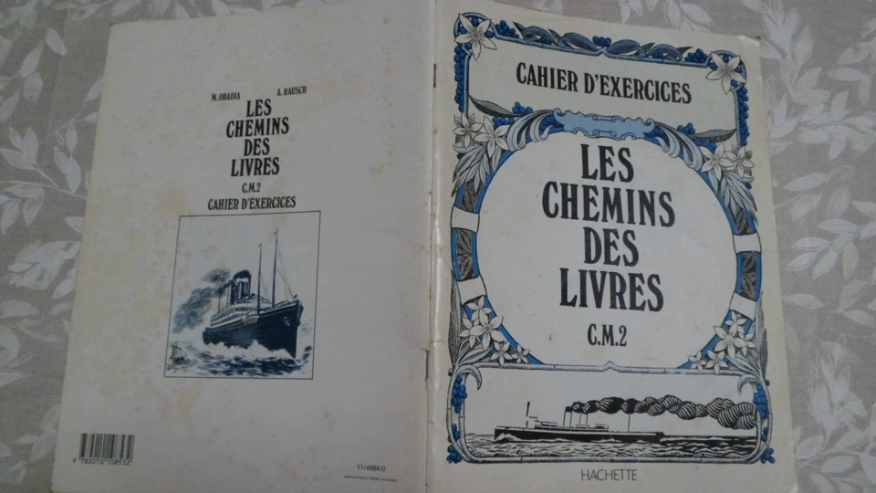 Cahier d'exercices LES CHEMINS DES LIVRES CM2 par Obadia et Rausch 1985 Hachette - Photo 2/4