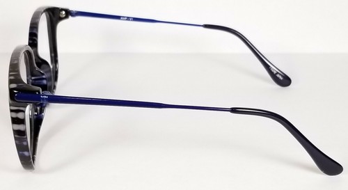 ANNE MARIE PERRIS AMP V1 Blue And White Design Eyeglass Frames 52□17-135 NOS - Picture 6 of 11