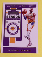 LeBron James 2019-20 Panini Contenders Season Ticket #70 Los Angeles Lakers King