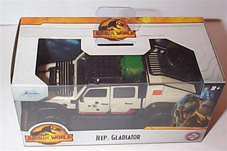 Jeep Gladiator Jurassic World 1-32 Diecast model Scale New in Box Jada - Image 2 of 2