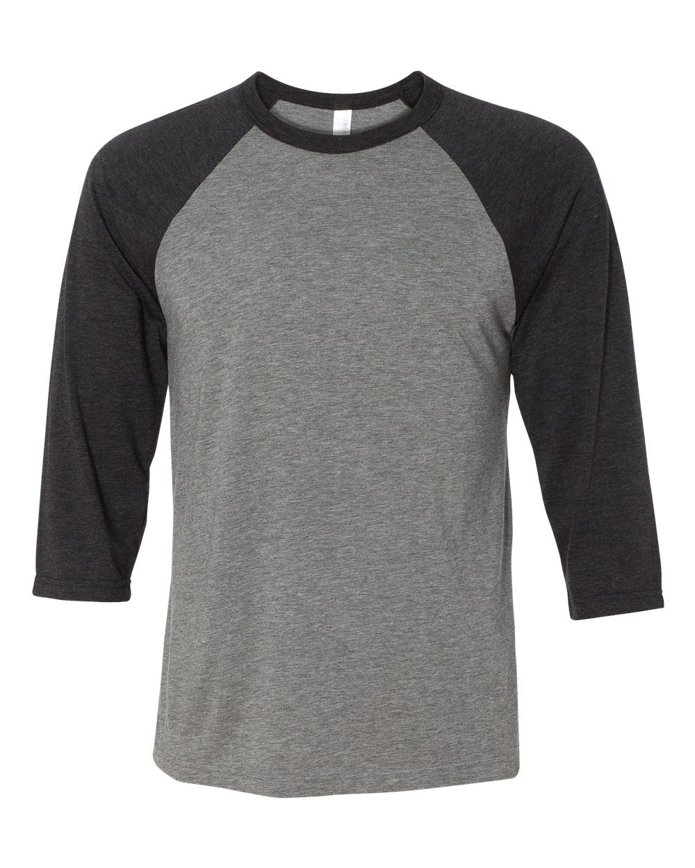 Download Canvas Mens 3/4 Sleeve Baseball Jersey T-Shirt Raglan Tee ...