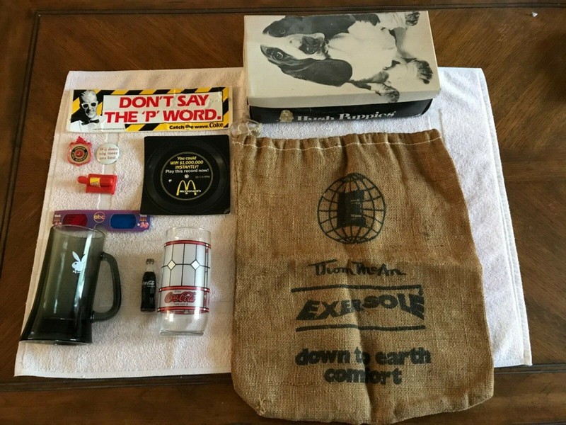 Coke, McDonald's, Wendy's, Oscar Meyer, Playboy, Thom McAn, Hush Puppies Lot