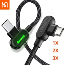 1-3PACK Mcdodo 60W LED Elbow PD Type-C Fast Charging Cable For iPhone 15 Pro Max