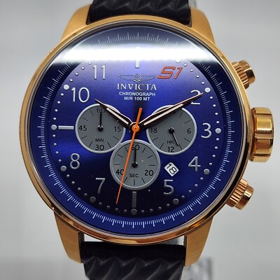 , preview full size image Invicta S1 Rally 23817 Men's Round Blue Dial Chronogra