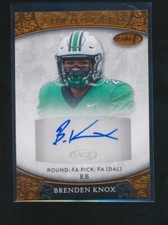 BRENDEN KNOX 2021 SAGE ASPIRE BRONZE AUTO