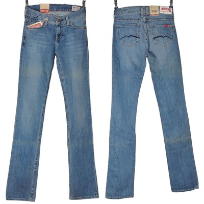 MUSTANG GIRLS OREGON, Slim Fit Normal Rise W26 L36 Stretch Used Wash Damen Jeans