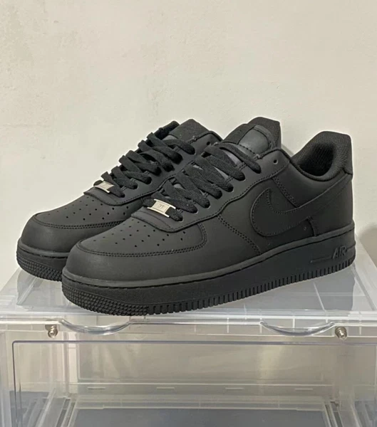 Nike Air Force 1 '07 Low Triple Black Men's Shoes Sneakers