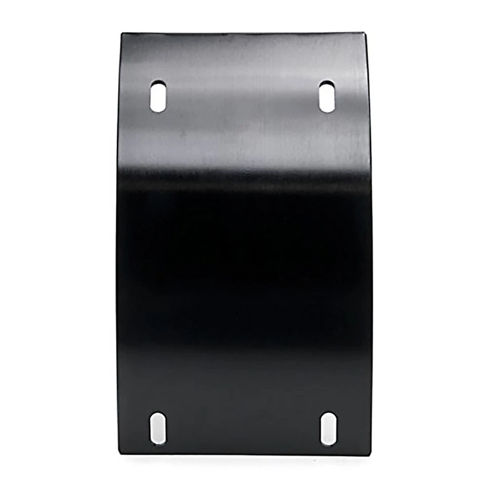 New Curved Black Vertical Motorcycle License Plate Holder Mount Fits a 1" Axle - Image 2 of 4