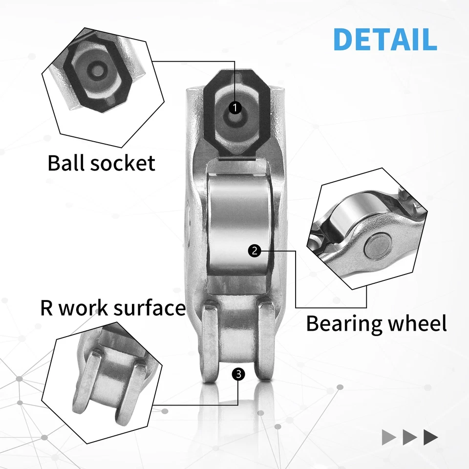 Kit de brazos basculantes EPChunMi 8 piezas reemplaza MR-1350 para Ford F-150 5,0 L V8 Foto 3 de 4