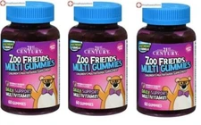 21st Century Zoo Friends Multivitamin Gummy 60 gummies X 3 Packs