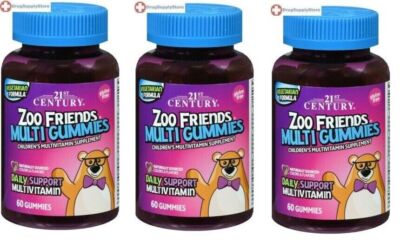 21st Century Zoo Friends Multivitamin Gummy 60 gummies X 3 Packs