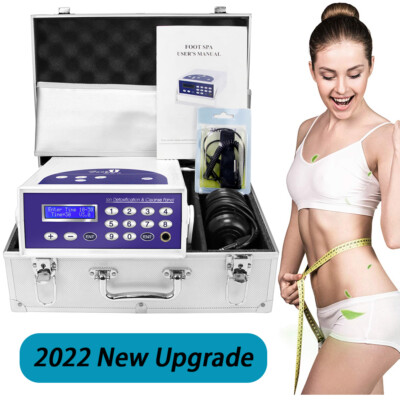 Upgrade Ionic Detox Foot Bath Spa Cleanse Machine with 2 Arrays LCD Display
