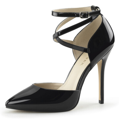 PleaserUSA High Heels Pumps Amuse-25 schwarz