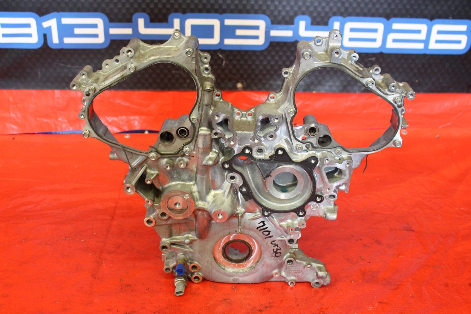 2016 2017 INFINITI Q50 3.0T VR30DDTT OEM FRONT ENGINE TIMING COVER ASSEMBLY eBay