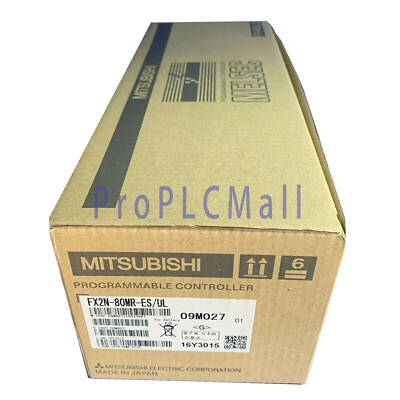 Mitsubishi Melsec FX2N-80MR-ES/UL Programmable Logic Controller NEW